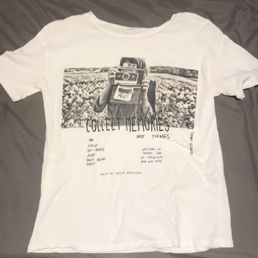 White Zara T Shirt